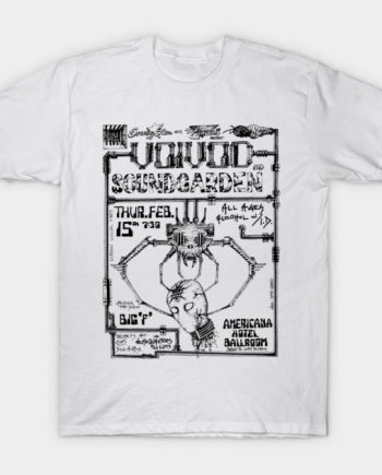 Voivod and Soundgarden Concert Poster Graphic T-Shirt