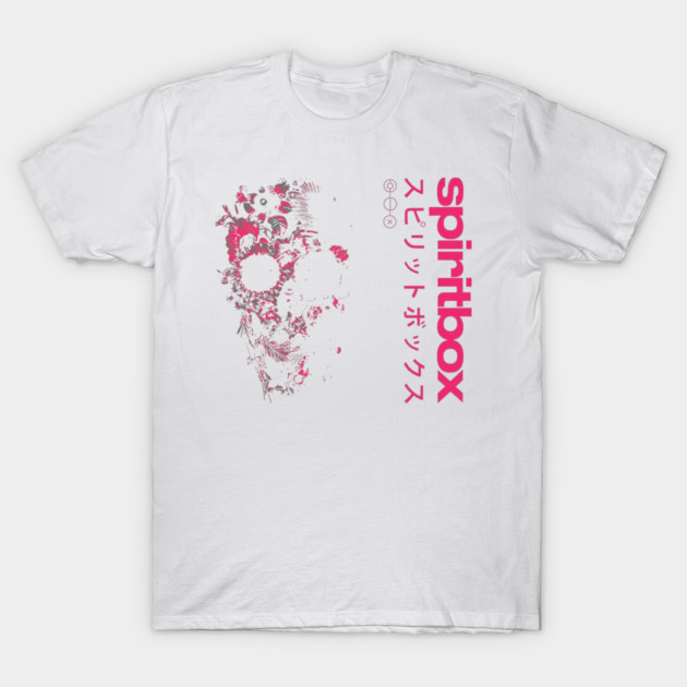 Spiritbox Japanese Katakana Floral Skull Graphic T-Shirt