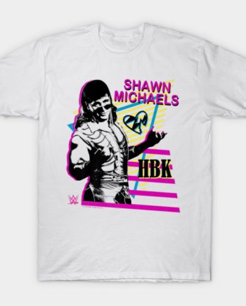 Shawn Michaels HBK Retro 90s Wrestling Graphic T-Shirt