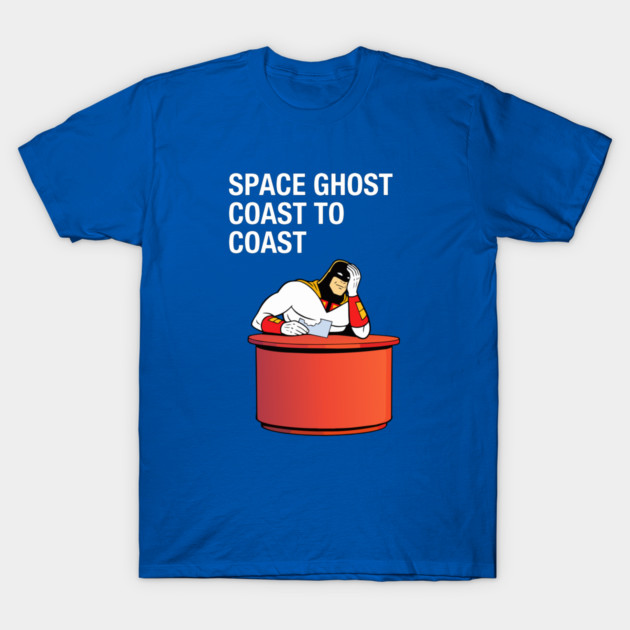 Space Ghost Coast to Coast Talk Show Desk Graphic T-Shirt