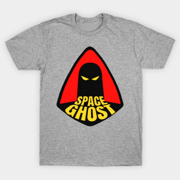 Space Ghost Emblem Retro Cartoon Logo Graphic T-Shirt