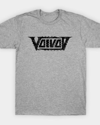 Voivod Distressed Logo Thrash Metal Graphic T-Shirt