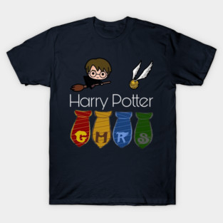 Harry Potter Chibi Houses Graphic T-Shirt