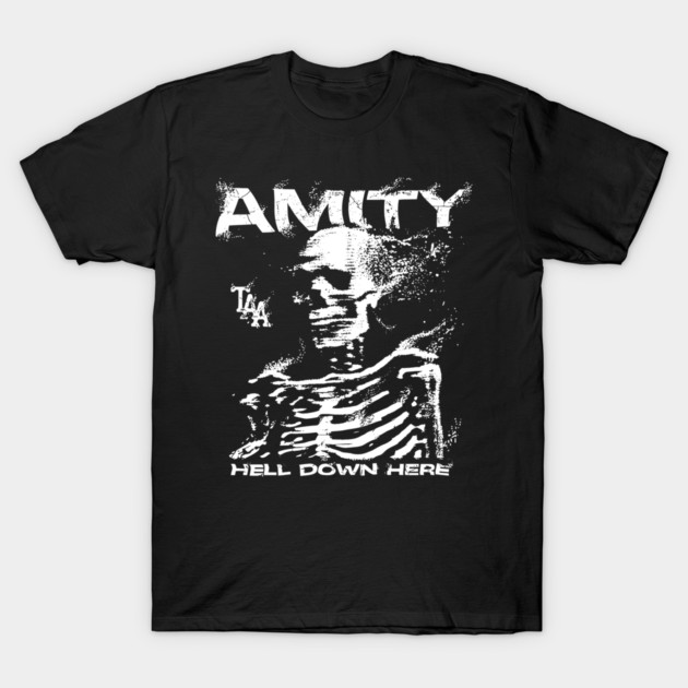 The Amity Affliction Hell Down Here Skeleton Graphic T-Shirt
