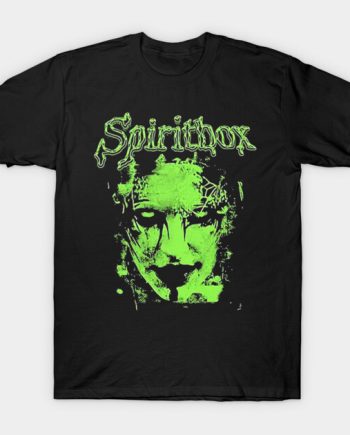 Spiritbox Acid Green Distressed Mask Graphic T-Shirt