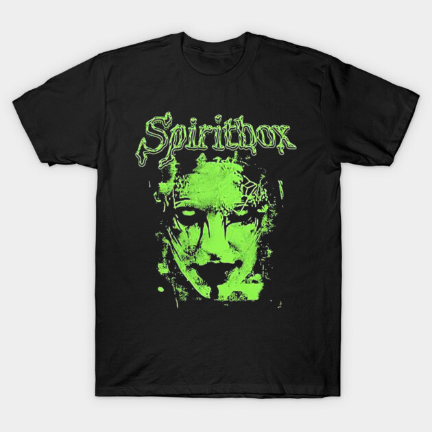 Spiritbox Acid Green Distressed Mask Graphic T-Shirt