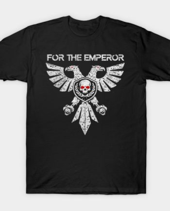 For The Emperor Imperial Aquila Distressed Graphic T-Shirt
