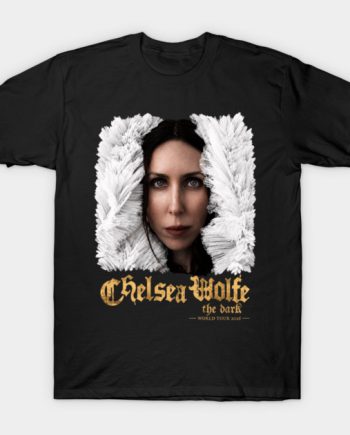 Chelsea Wolfe The Dark World Tour 2026 Gothic Portrait Graphic T-Shirt