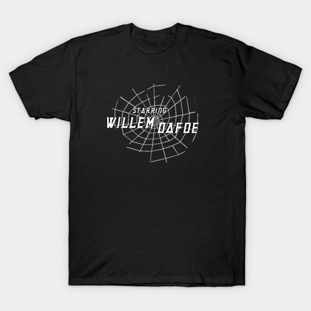 Starring Willem Dafoe Spider Web Graphic T-Shirt