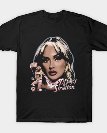 Tiffany Stratton Portrait Wrestling Superstar Graphic T-Shirt