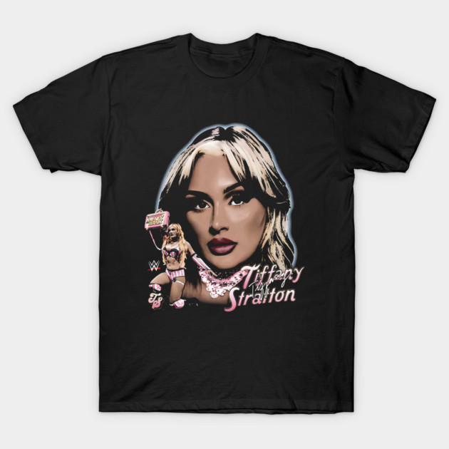 Tiffany Stratton Portrait Wrestling Superstar Graphic T-Shirt