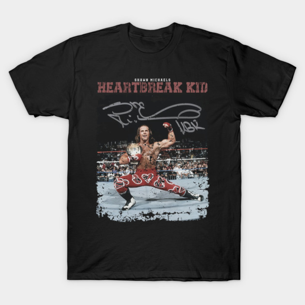 Shawn Michaels Heartbreak Kid Signature Pose Wrestling Graphic T-Shirt