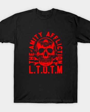 The Amity Affliction LTOTM Skull Crossbones Graphic T-Shirt