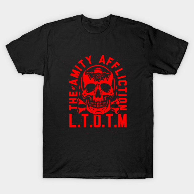 The Amity Affliction LTOTM Skull Crossbones Graphic T-Shirt