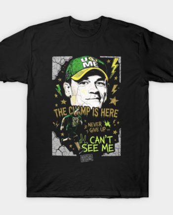 John Cena The Champ Is Here Bootleg Sessions Wrestling Graphic T-Shirt