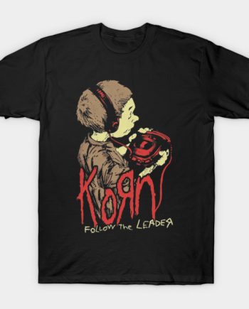 Korn Follow the Leader Album Art Graphic T-Shirt