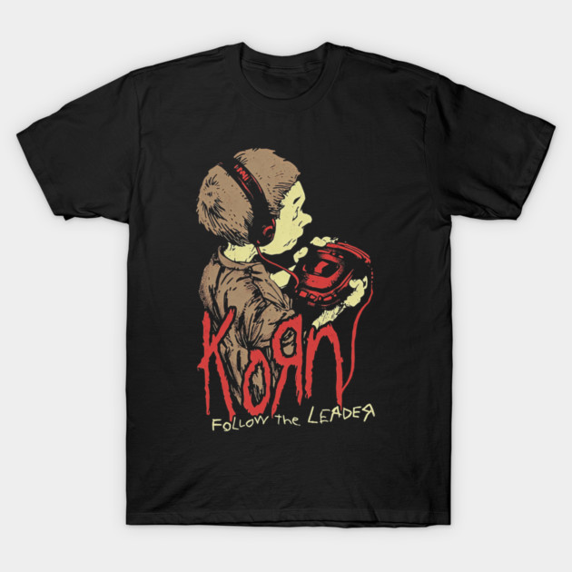 Korn Follow the Leader Album Art Graphic T-Shirt