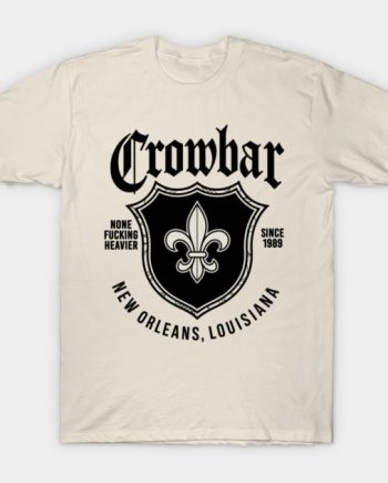 Crowbar New Orleans Louisiana Fleur-de-lis Sludge Metal Graphic T-Shirt