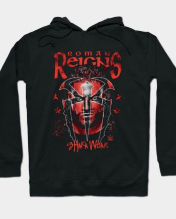 Roman Reigns Tribal Chief Red Logo Graphic Hoodie