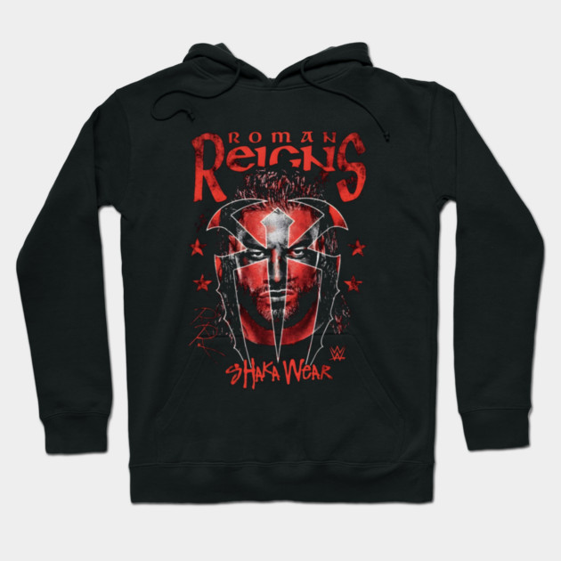 Roman Reigns Tribal Chief Red Logo Graphic Hoodie