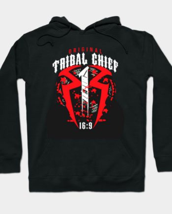 Roman Reigns Original Tribal Chief 16:9 Graphic Hoodie