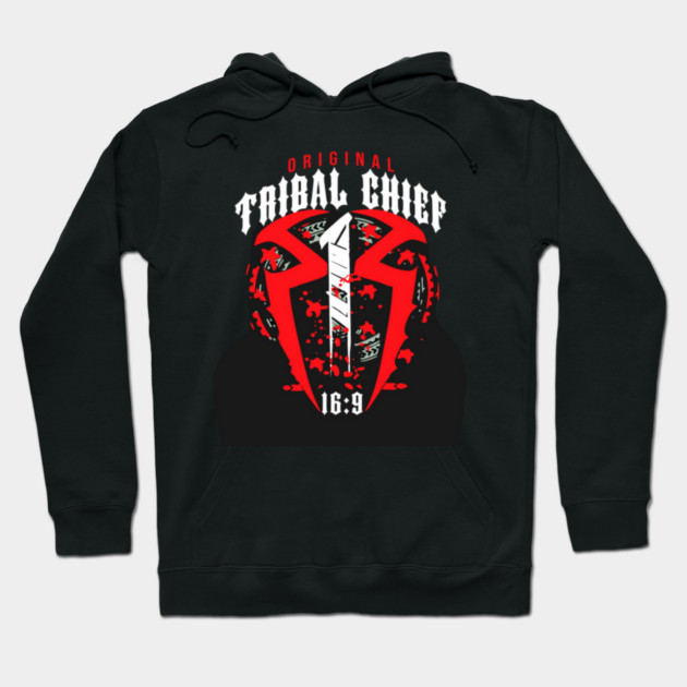 Roman Reigns Original Tribal Chief 16:9 Graphic Hoodie