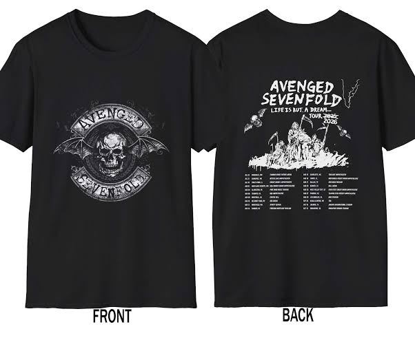 Avenged Sevenfold Tour Graphic T-Shirt