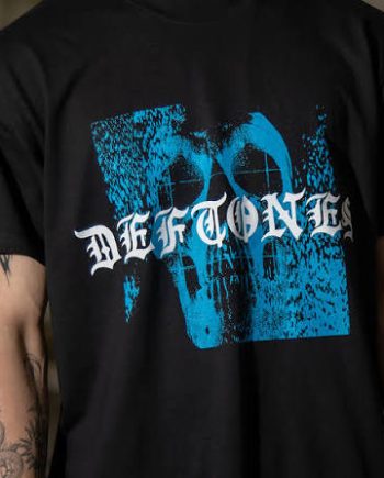 Deftones Blue Skull Band T-Shirt