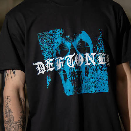 Deftones Blue Skull Band T-Shirt
