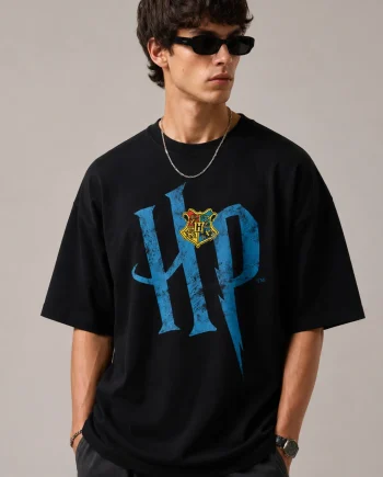 Distressed HP School Crest T-Shirt