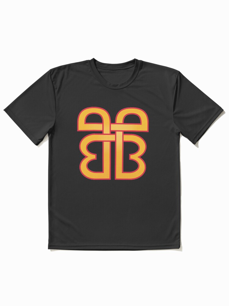 Interlocking BB Monogram Minimalist Geometric Graphic T-Shirt