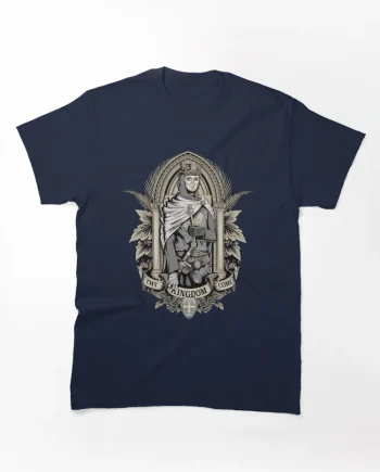 Thy Kingdom Come Medieval Crusader Queen Graphic T-Shirt