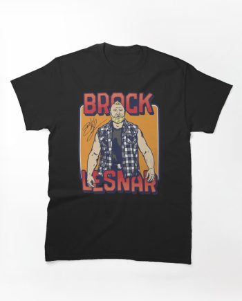 Brock Lesnar The Beast Incarnate Pro Wrestling Retro Graphic T-Shirt
