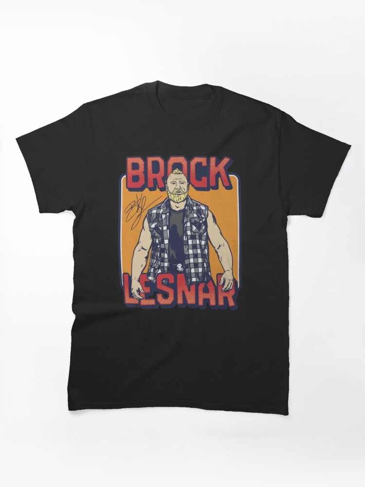 Brock Lesnar The Beast Incarnate Pro Wrestling Retro Graphic T-Shirt