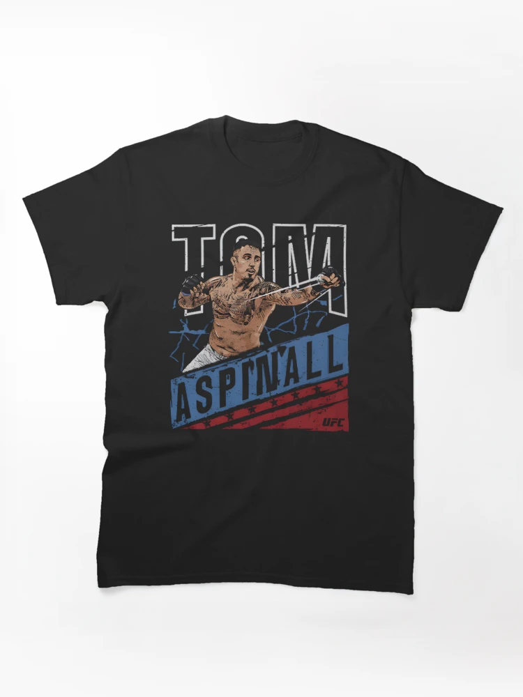 Tom Aspinall Red, White & Blue Banner MMA Graphic T-Shirt