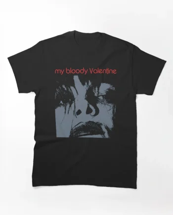 My Bloody Valentine Feed Me With Your Kiss Red Typography Graphic T-Shirt