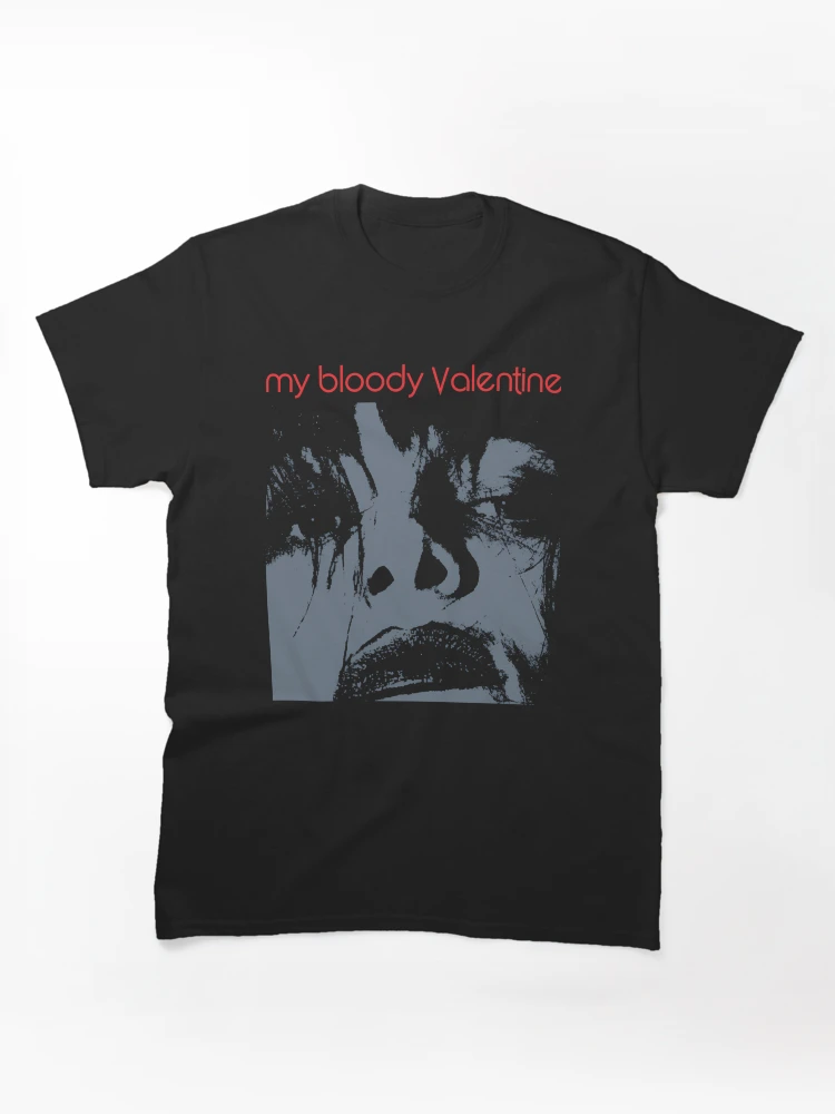 My Bloody Valentine Feed Me With Your Kiss Red Typography Graphic T-Shirt