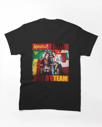 Krewella Team Flags Album Art Graphic T-Shirt