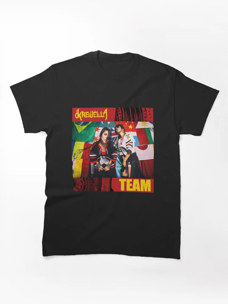 Krewella Team Flags Album Art Graphic T-Shirt