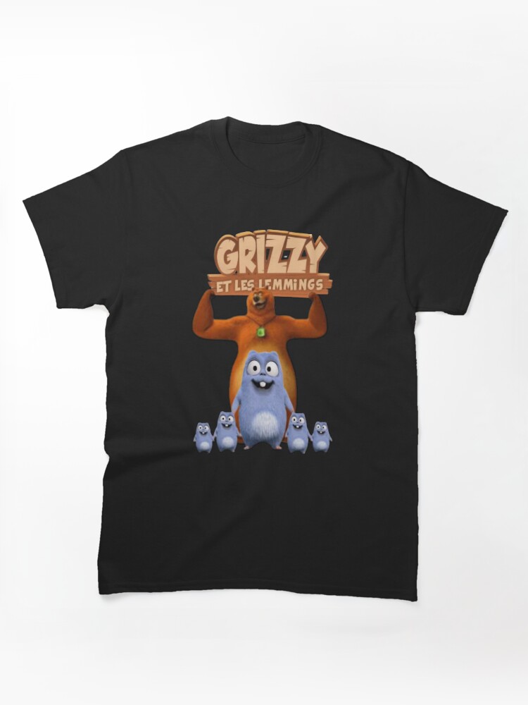 Grizzy et les Lemmings French Title Cast Graphic T-Shirt