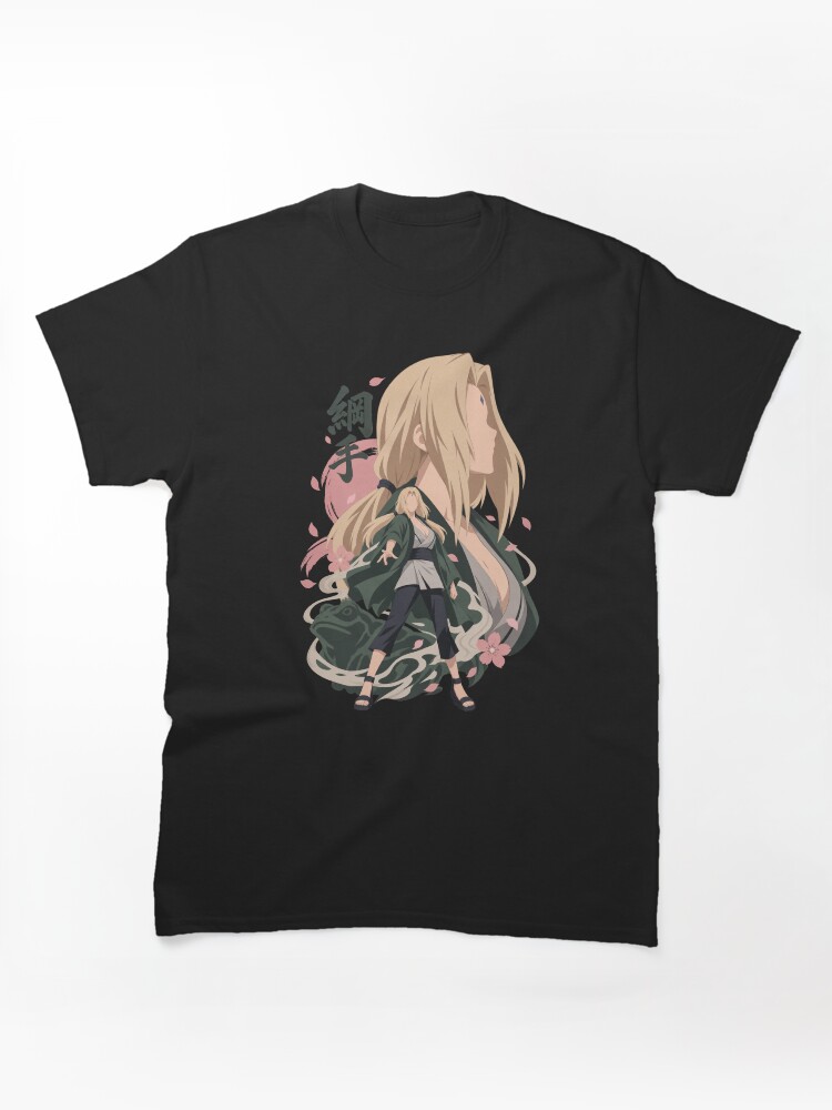 Tsunade Legend Sannin Cherry Blossom Anime Graphic T-Shirt
