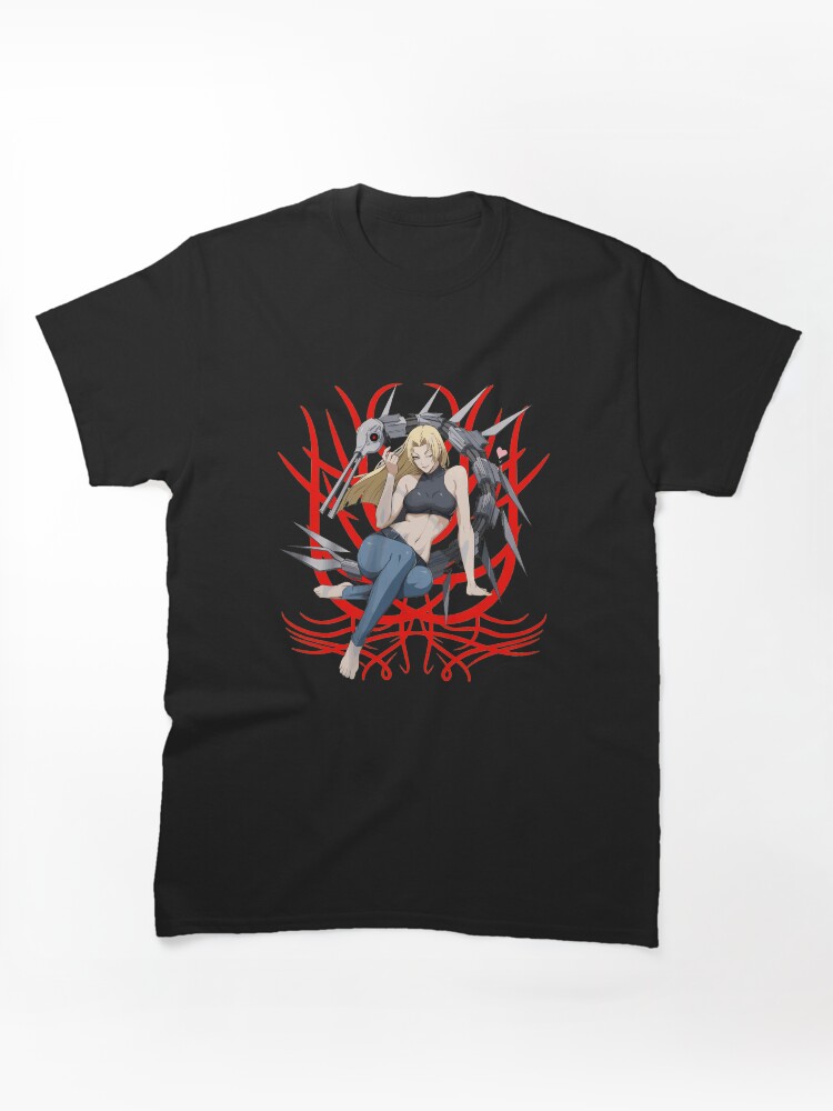 Tsunade Red Chakra Tribal Halo Anime Graphic T-Shirt