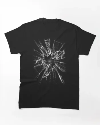Shattered Glass Galaxy Cosmic Portal Graphic T-Shirt