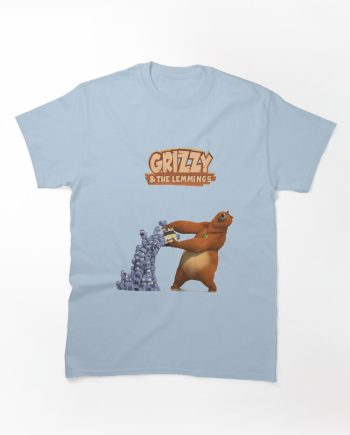 Grizzy and the Lemmings Yummy Spread Prank Graphic T-Shirt