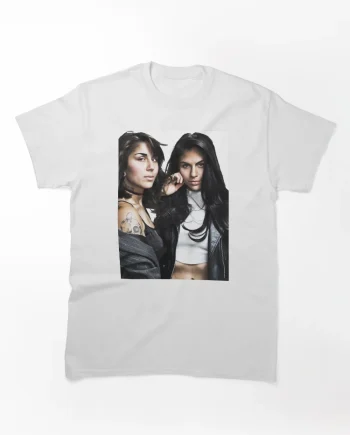 Krewella Duo Portrait Graphic T-Shirt
