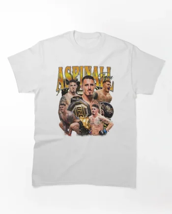 Tom Aspinall Vintage Bootleg MMA Fighter Graphic T-Shirt