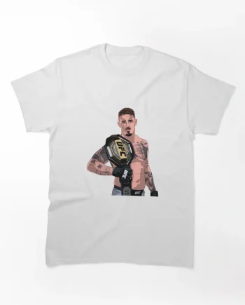 Tom Aspinall Championship Belt Vector Illustration Graphic T-Shirt