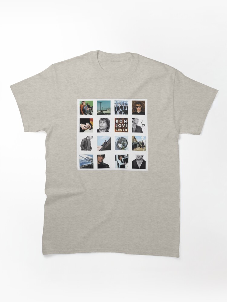 Bon Jovi Crush Album Cover 16-Panel Photo Grid Graphic T-Shirt
