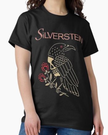 Silverstein Crow Skull Graphic T-Shirt
