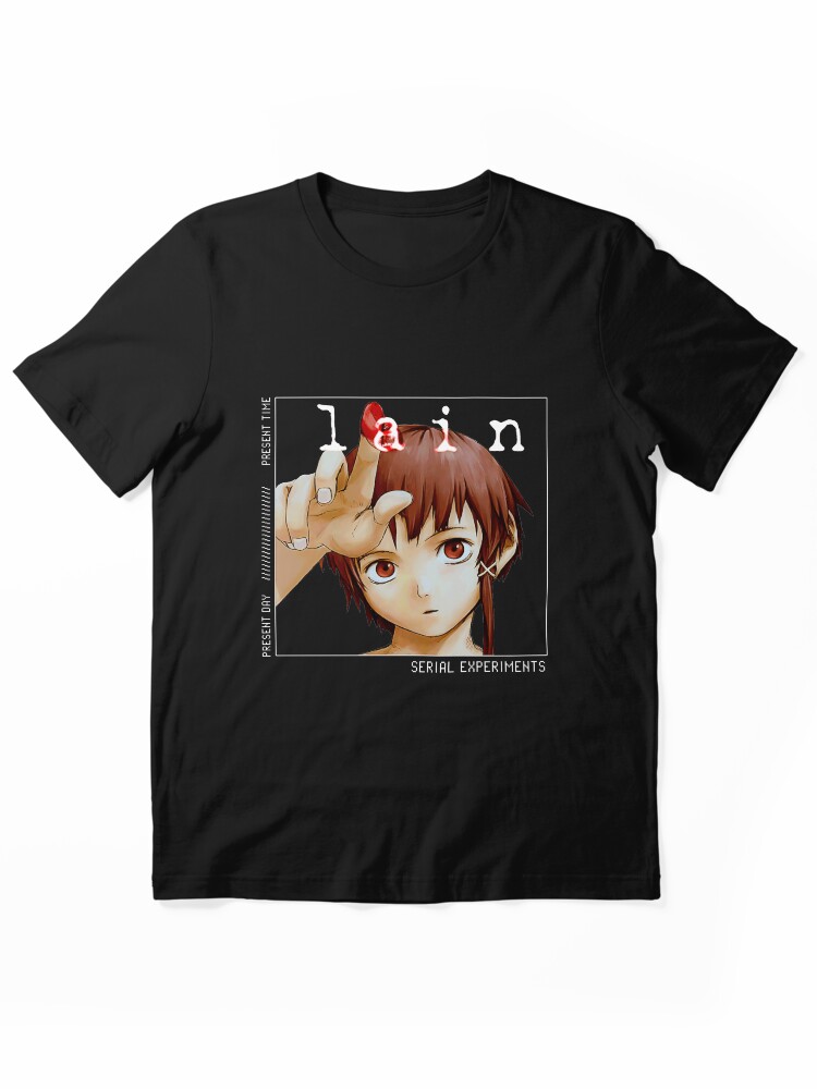 Serial Experiments Lain Cyberpunk Anime Graphic T-Shirt